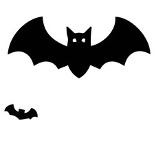 Flying Bat Halloween Vector