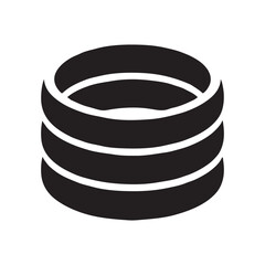 Stackable Rings Solid Jewelry Icon
