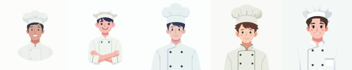 A picture about chef in vector version