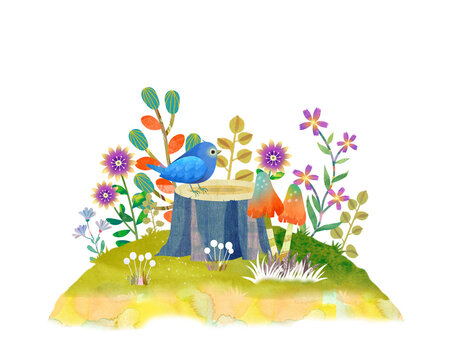 野はらのイラスト