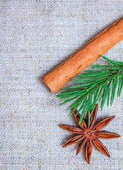 Christmas photo with space for inscriptions, this photo can be used for both Christmas and New Year themes, as well as for winter themes