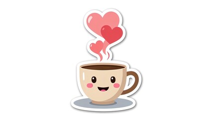 cup of coffee with heart