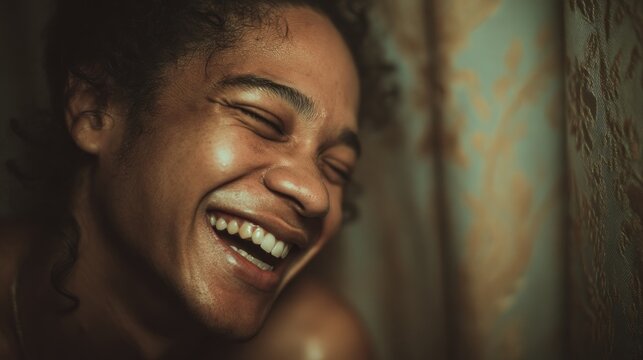 Radiant Joyful Expression of a Person