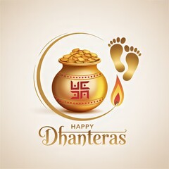 Happy Dhanteras Social Banner