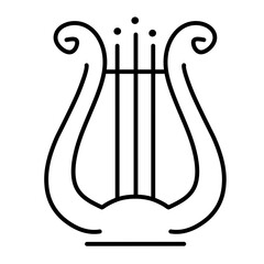 musical instrument vector icon