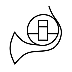 musical instrument vector icon