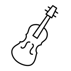 musical instrument vector icon
