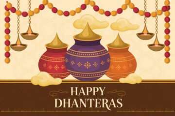 Social Media Greeting Template Dhanteras
