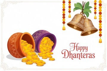 Dhanteras Wishes Digital Background