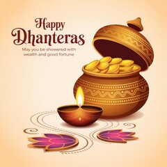 Social Media Banner Happy Dhanteras