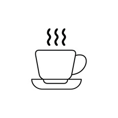 Coffee Cup Vector Hot Drink Cafe Mug Beverage Illustration