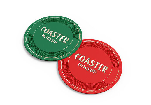 Coaster Mockup Set