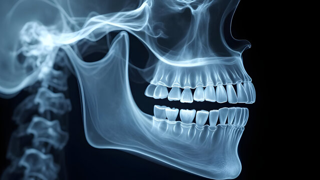 Jaw Bone Fracture With Mandibular Break Pattern