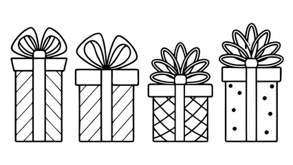 set of gift boxes