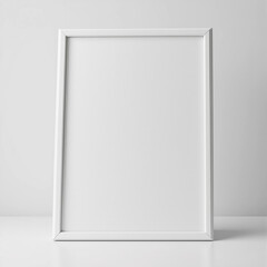 blank white frame