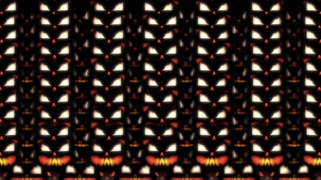 Halloween pattern motion on a background