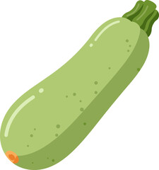 vector illustration of a green cucumber