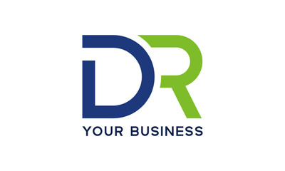 Elegant DR Logo Design Template