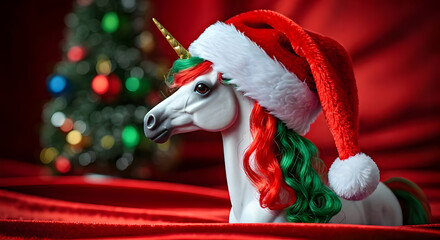 Princess Unicorn with tiara and flowing hair.
