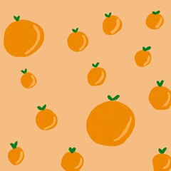 seamless background with fruits