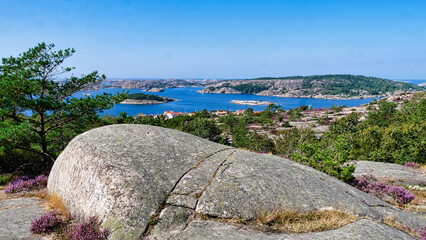 Blick vom Vetteberget auf Fjällbacka