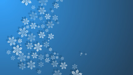 冬の静けさを感じるクールな背景デザイン
