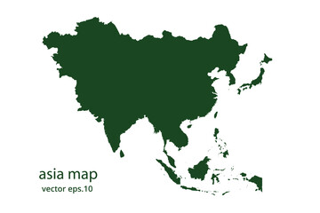 Obraz premium asia map