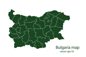 Obraz premium Bulgaria map