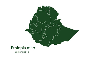 Obraz premium Ethiopia map