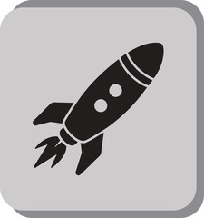 Rocket ship icon