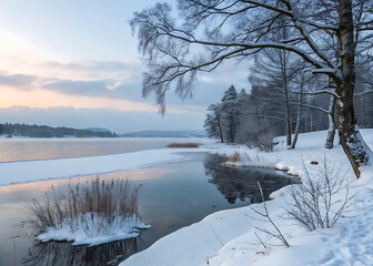 Frozen Lake Beauty
