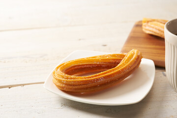 チュロス　スペインの揚げ菓子のイメージ