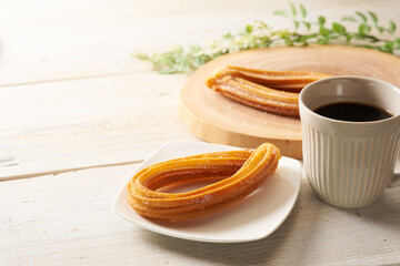 チュロス　スペインの揚げ菓子のイメージ