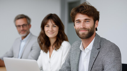 Finance team discussing tech growth in a boardroom, data-driven progress in corporate strategy, technology advancement in team collaboration, smart solutions for market insights
