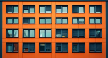 Fototapeta premium A typical office building facade.