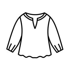 Clothing line vector
