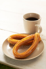 チュロス　スペインの揚げ菓子のイメージ