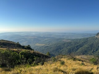 Fototapeta premium mountain landscape with blue sky