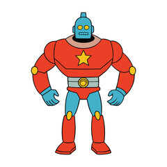 A towering metal warrior with glowing eyes and unstoppable strength, this powerful robot combines advanced AI, heavy armor, and precision mechanics to dominate any challenge.
