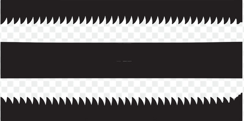 Saw Blade Edge Serrations Industrial Design Element