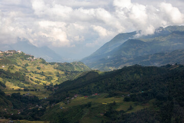 Fototapeta premium 베트남 사파 풍경이야기