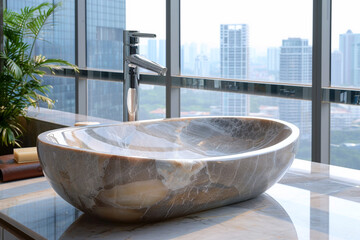 Sink in the bathroom