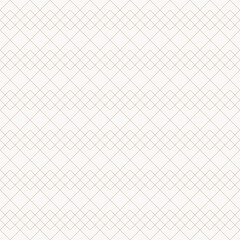 Fototapeta premium Subtle white gold geometric pattern background with lines and squares, providing a modern and clean look for various design projects.