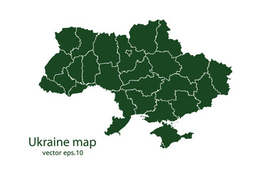 Obraz premium Ukraine map
