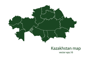 Kazakhstan map