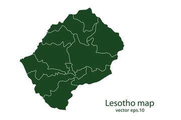 Lesotho map