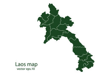 Laos map
