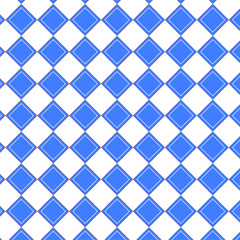 Seamless blue and white pattern
