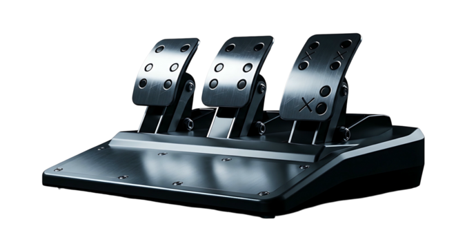 Gaming Pedals Precision Control for Racing Simulations.