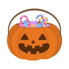 Halloween Pumpkin Candy Lantern